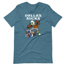 Load image into Gallery viewer, DALLAS SUCKS Swoop T-shirt