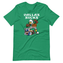 Load image into Gallery viewer, DALLAS SUCKS Swoop T-shirt