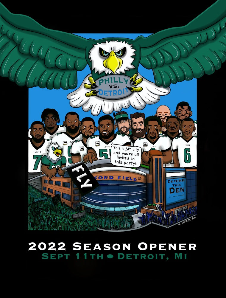 Philly Football 2022 Season Opener Poster