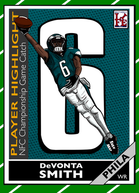 Philadelphia Eagles 2022 NFC Champs Poster #8