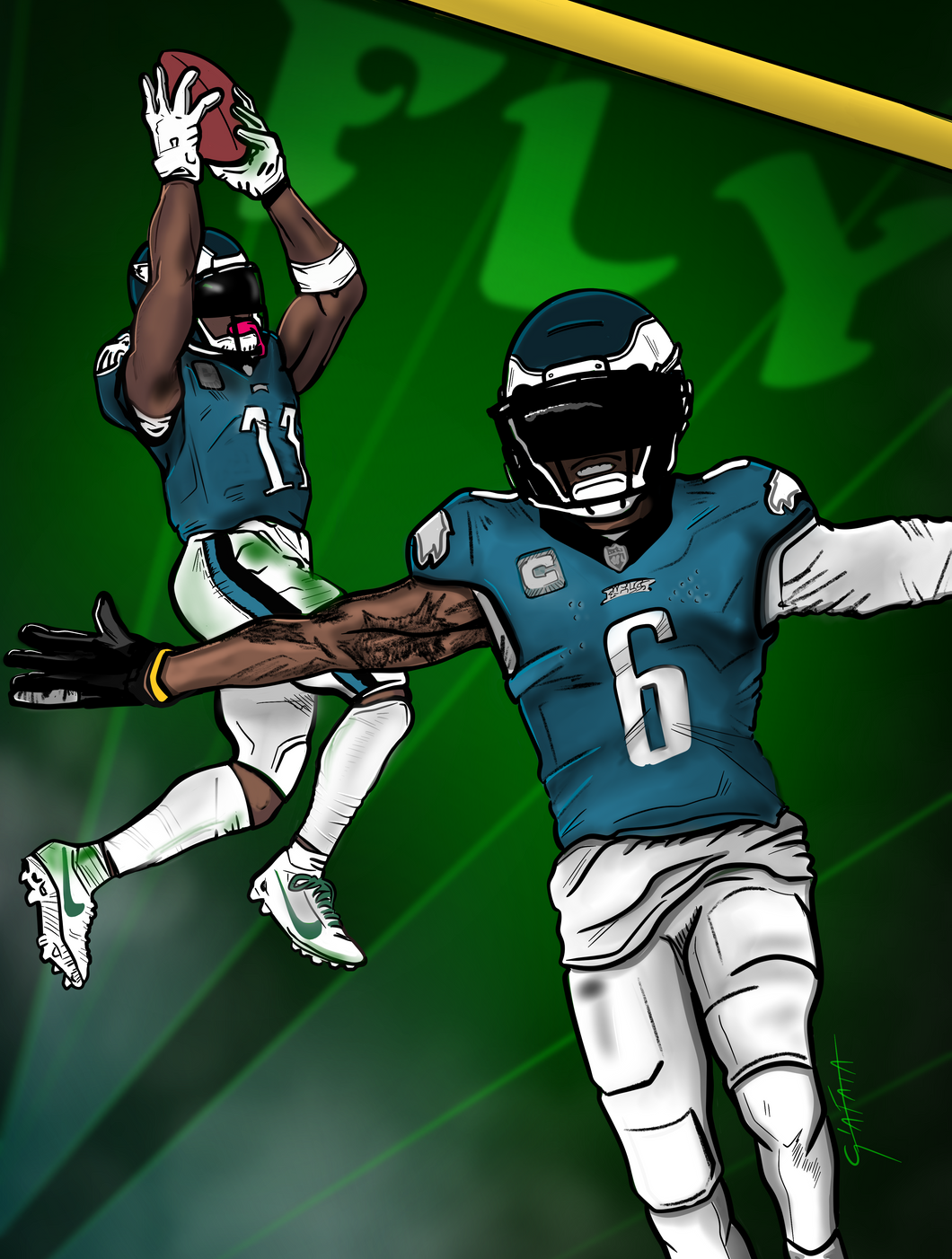 Birds WR Celly Poster